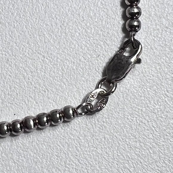 Sterling Silver Large Puffed Heart Pendant Necklace - Picture 9 of 11